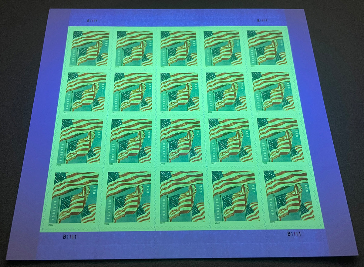 2022 US Flags in Sheets / Rolls Self-Stick