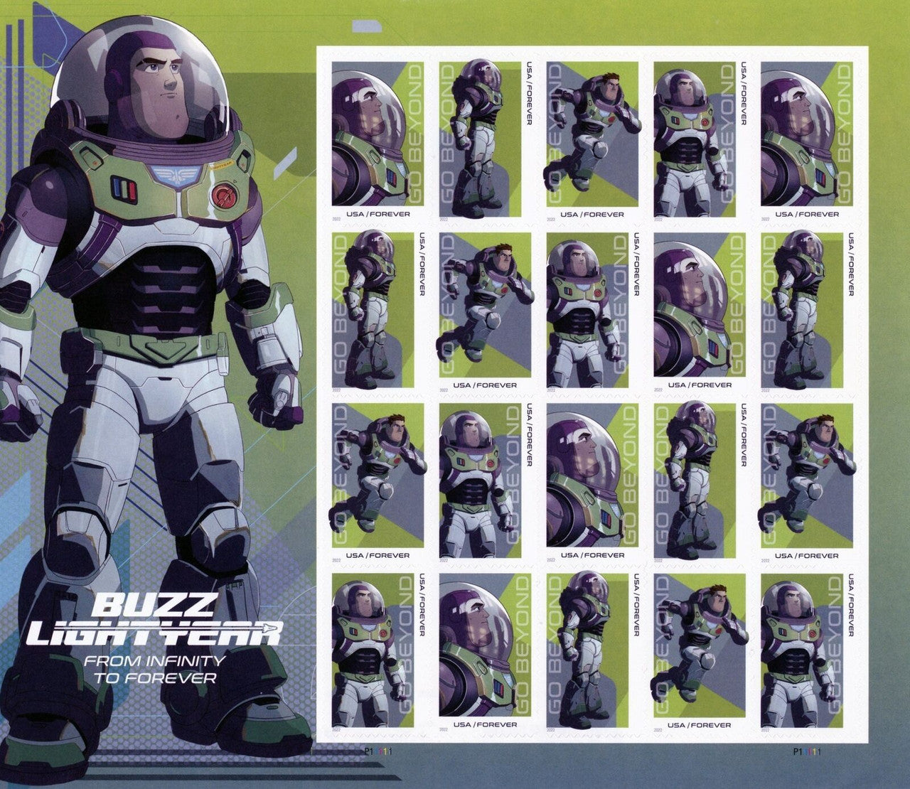 ‘Go Beyondâ€?Your Typical with Buzz Lightyear Self-Stick