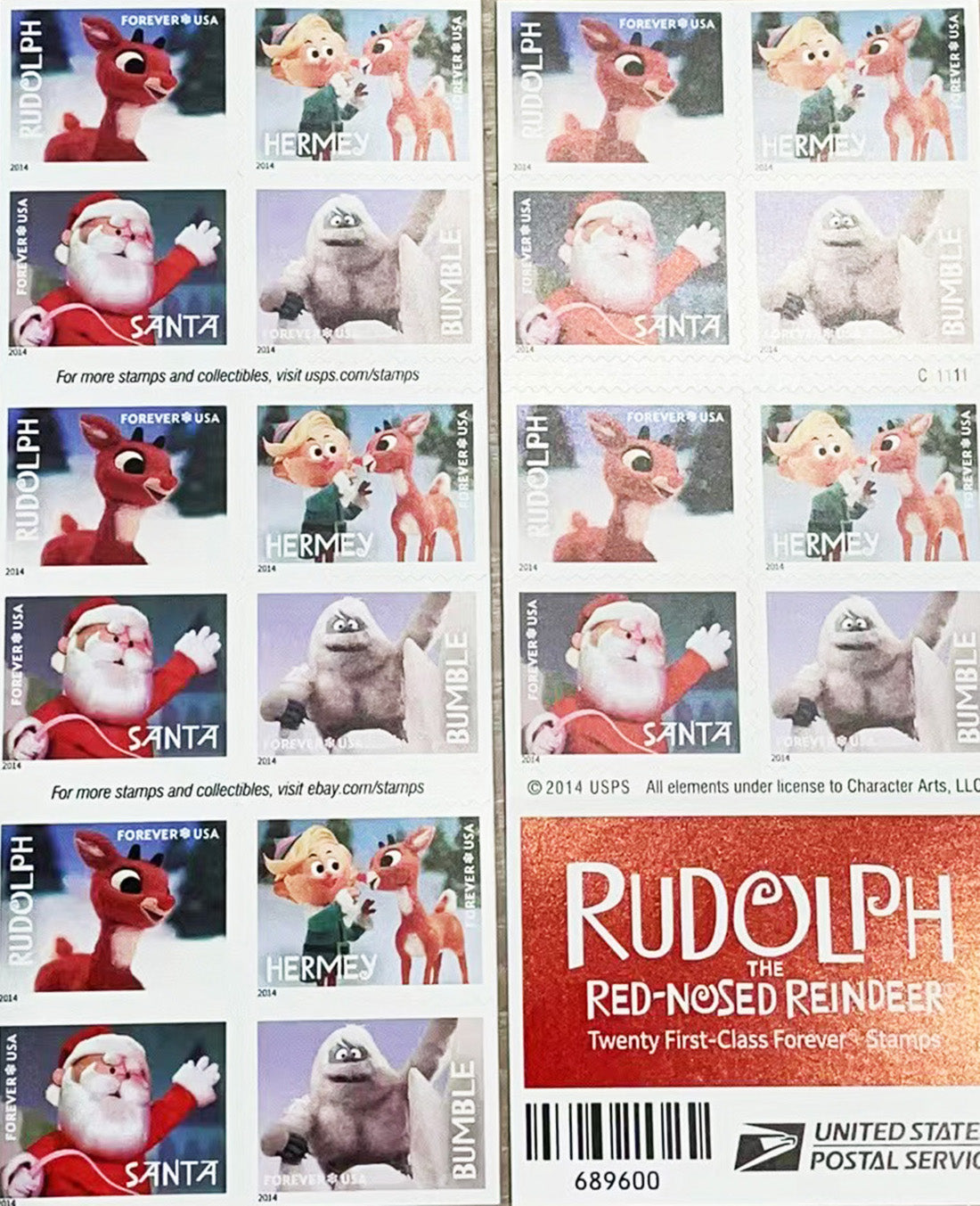 Rudolph the Red-Nosed Reindeer Self-Stick