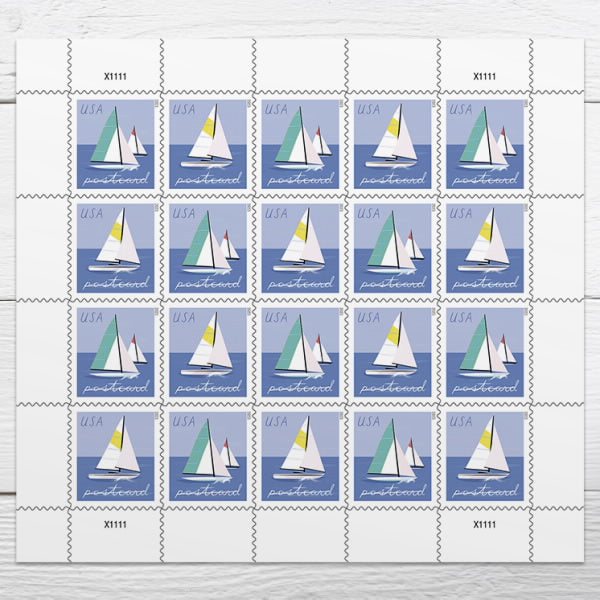 2023 Sailboats for Postcards Self-Stick