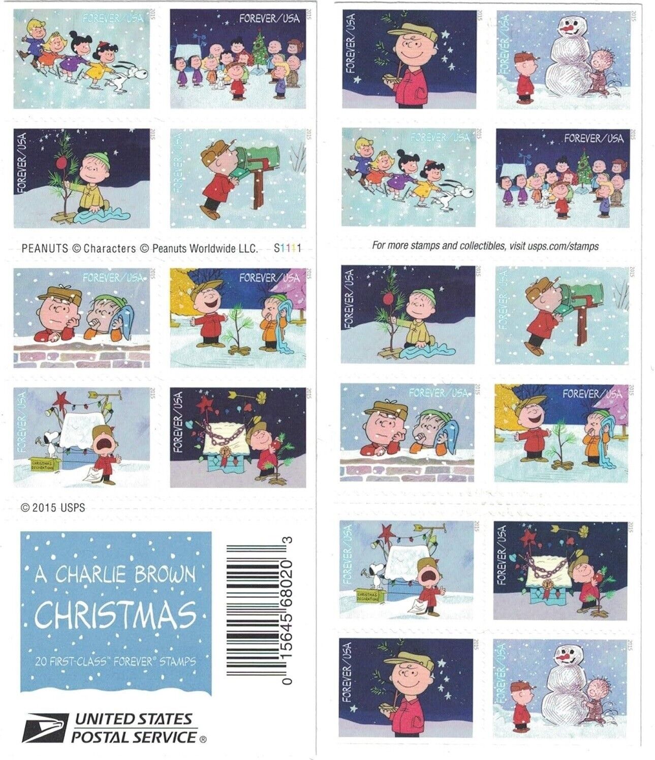 A Charlie Brown Christmas Self-Stick